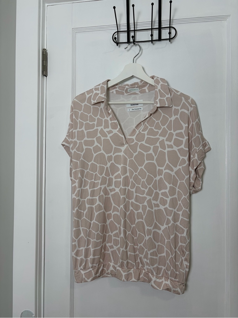 Buttercloth Conquest In Icy Bamboo Blouse Pre Tucked Fit
